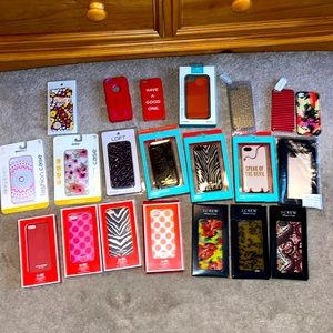 Mostly NEW Bundle of iPhone 5 series cases
